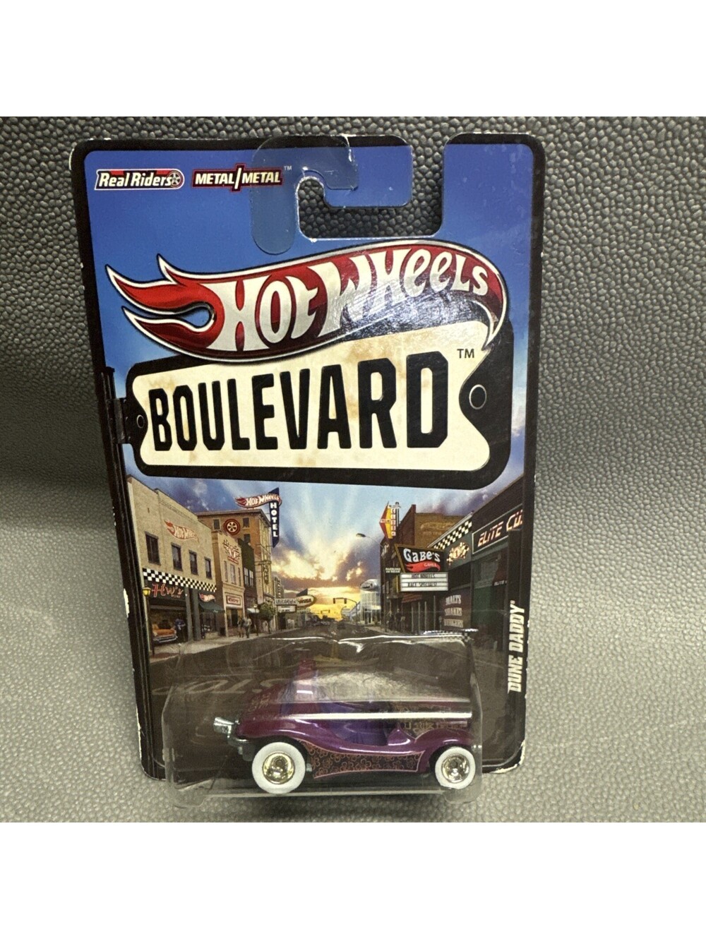 Hot Wheels Boulevard Dune Daddy Purple Show Rods 2011 Mattel Not Mint Real Rider